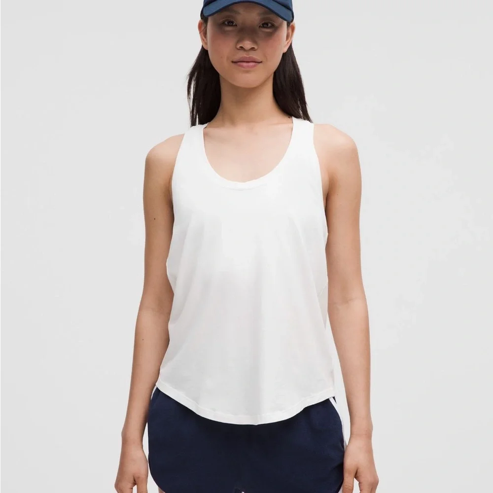 lululemon athletica White Love Tank Top *Pleated - Picture 4 of 4